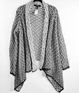 Forever 21 Abstract Print Cardigan